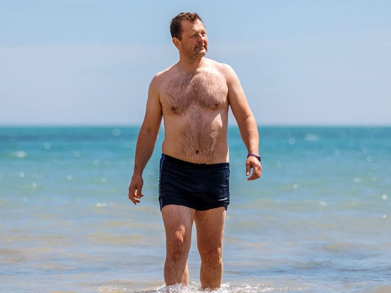 Attractive dad bod