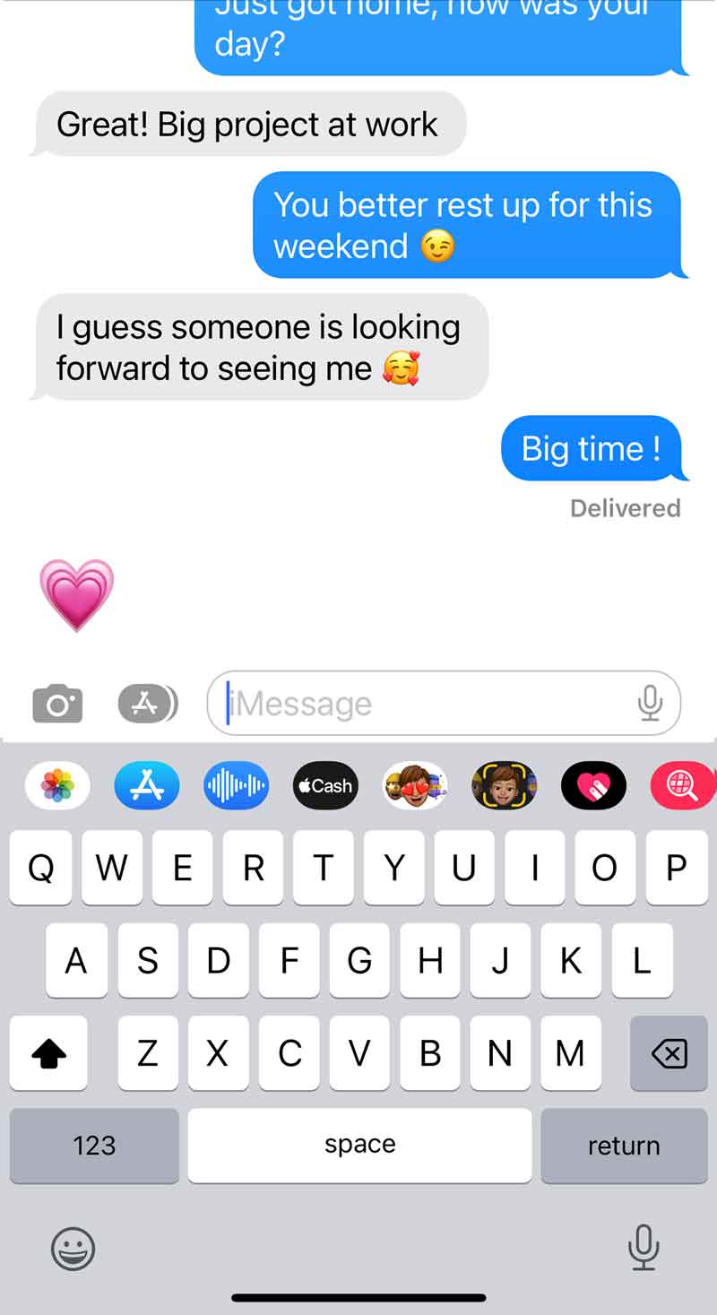 Pink Heart Emoji Meaning - Connection Copilot Texting