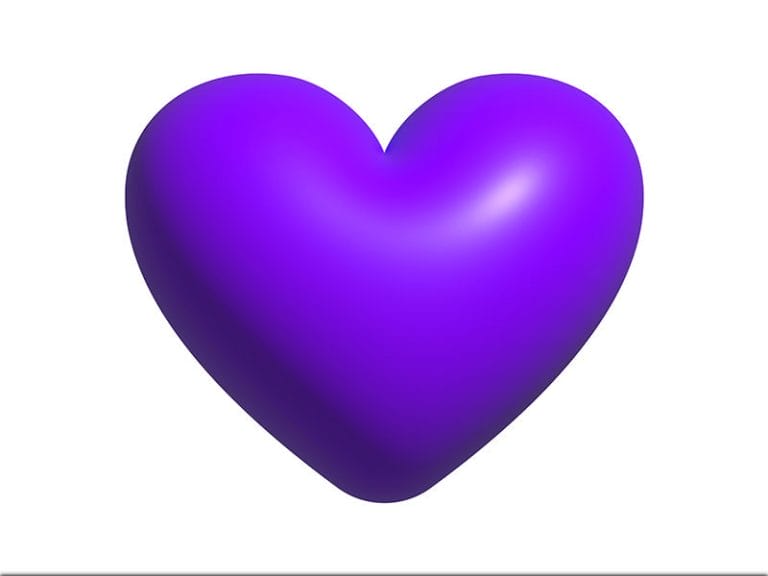 What does the purple heart mean - Connection Copilot