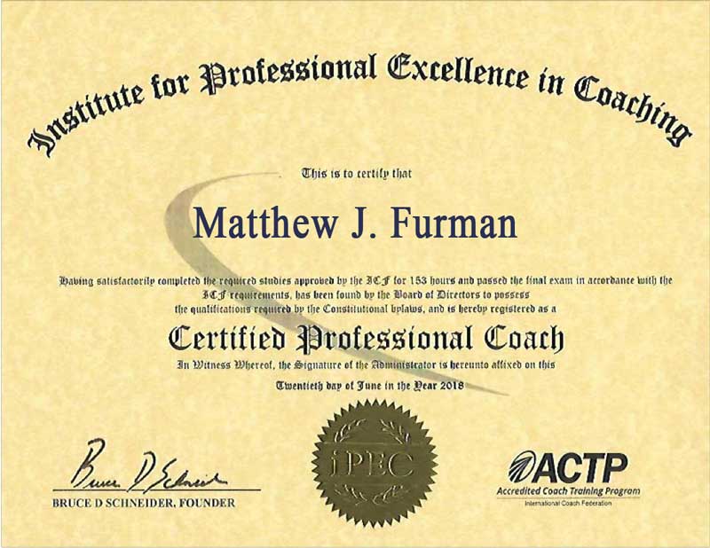 IPEC Coaching Certificate